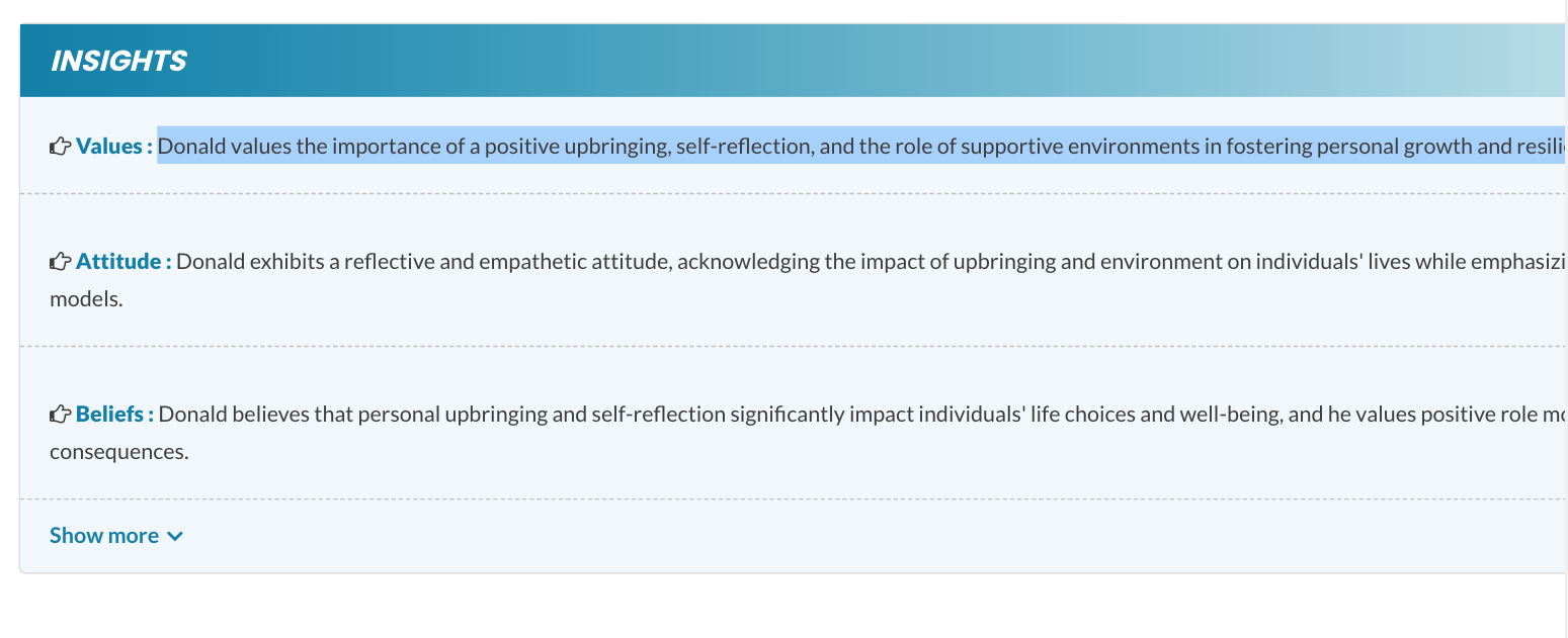 Insights